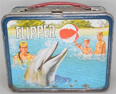 flipper metal lunch box|flipper metal lunchbox for sale .